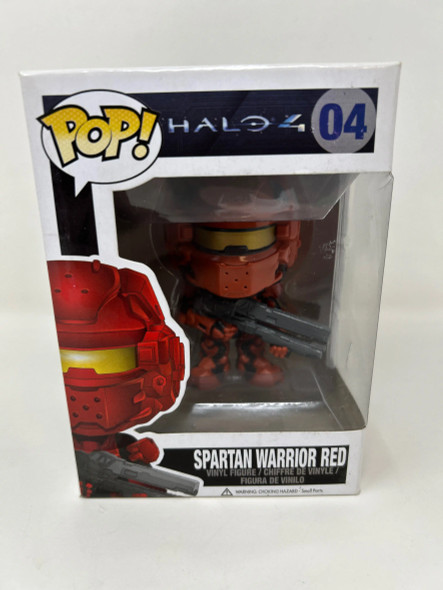 Funko POP! Games Halo Spartan Warrior (Red) #04 Vinyl Figure - (192908)