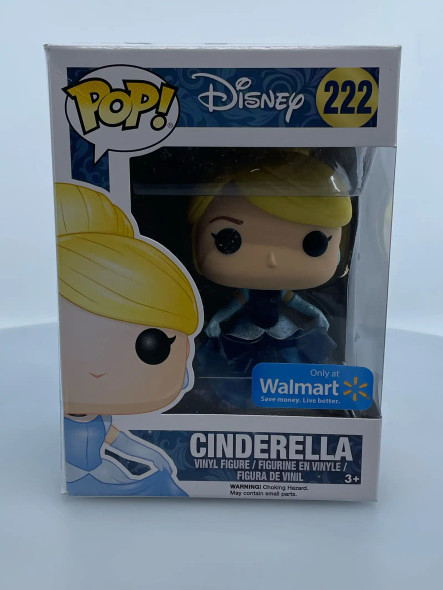 Funko POP! Disney Cinderella (Glitter) #222 Walmart Exclusive Vinyl Figure - (193306)