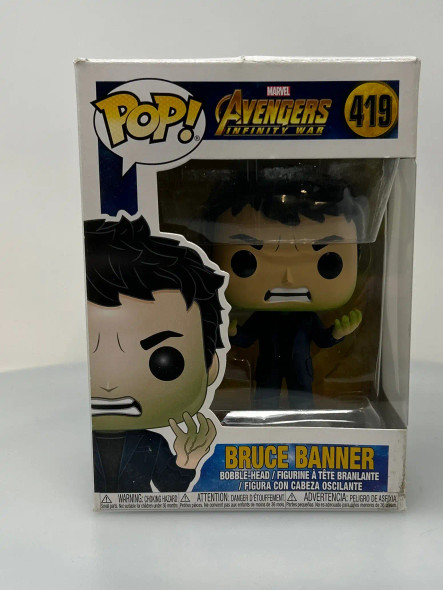 Funko POP! Marvel Avengers: Infinity War Bruce Banner (with Hulk Head) #419 - (194060)