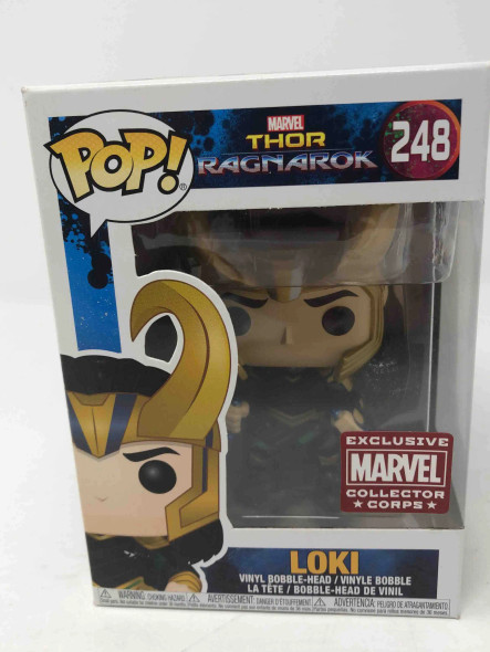 Funko POP! Marvel Thor: Ragnarok Loki (Helmet) #248 Vinyl Figure - (74925)