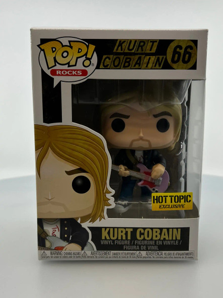 Funko POP! Rocks Kurt Cobain #66 Hot Topic Exclusive Vinyl Figure - (194843)