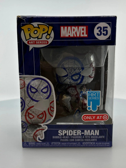 Funko POP! Marvel Art Series Spider-Man #35 Target Exclusive Vinyl Figure - (194854)