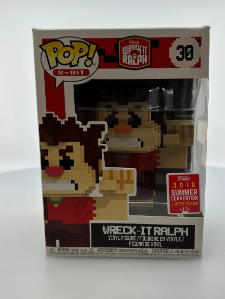 Funko POP! 8-Bit Wreck It Ralph Wreck-It Ralph #30 Summer Convention Exclusive - (194835)