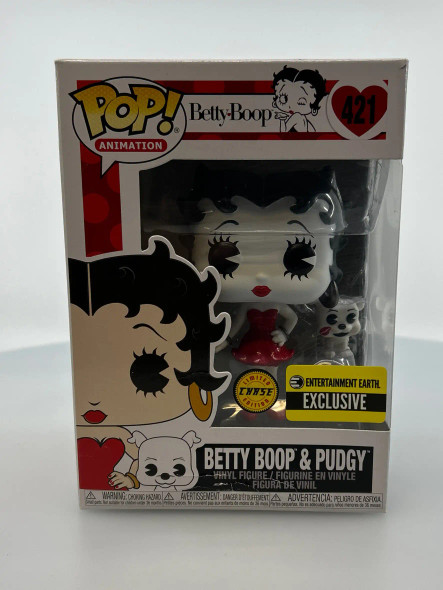Betty Boop (w/ Pudgy) (Black and White , Red) (Chase) #421 - (194861)
