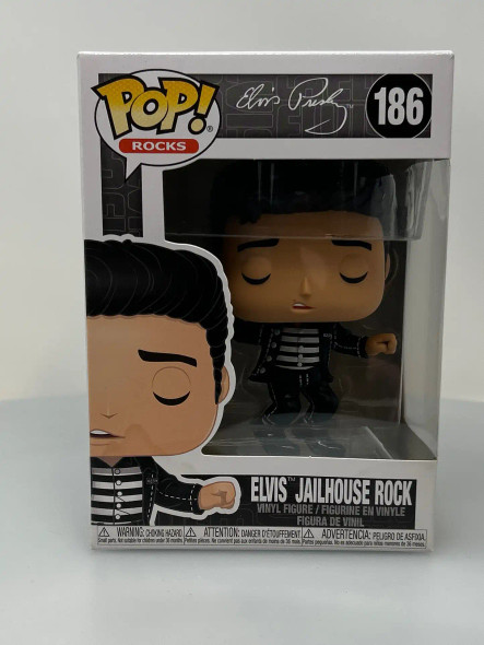 Funko POP! Rocks Elvis Presley Elvis Jailhouse Rock #186 Vinyl Figure - (195118)