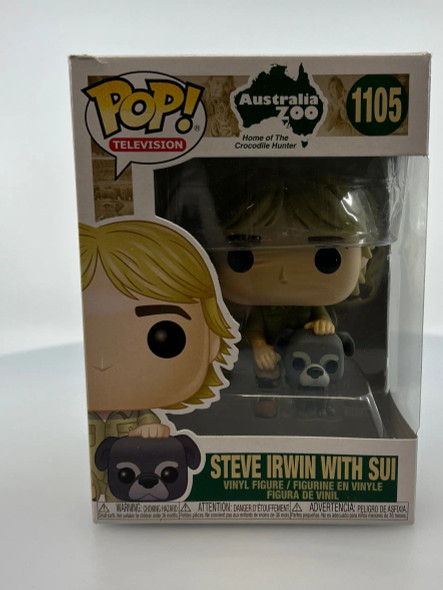 Funko POP! Television Australia Zoo Steve Irwin with Sui #1105 Vinyl Figure - (194895)