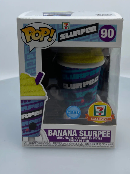 Funko POP! Ad Icons Banana Slurpee (Glitter) #90 7-Eleven Exclusive Vinyl Figure - (198701)