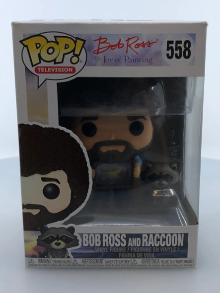 Funko POP! Television Bob Ross (with Raccoon) #558 Vinyl Figure - (198680)