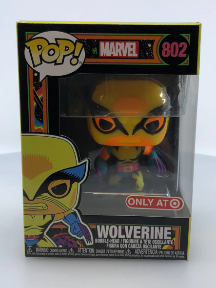 Funko POP! Marvel Wolverine (Blacklight) #802 Target Exclusive Vinyl Figure - (199615)