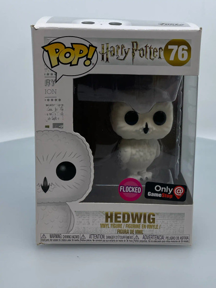 Funko POP! Harry Potter Hedwig (Flocked) #76 GameStop Exclusive Vinyl Figure - (201596)