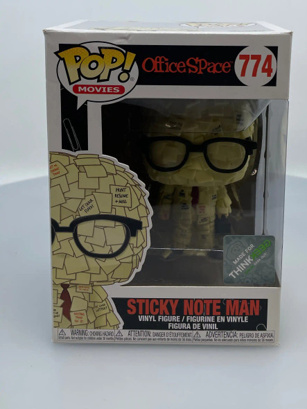 Funko POP! Movies Office Space Sticky Note Man #774 ThinkGeek Exclusive - (202594)