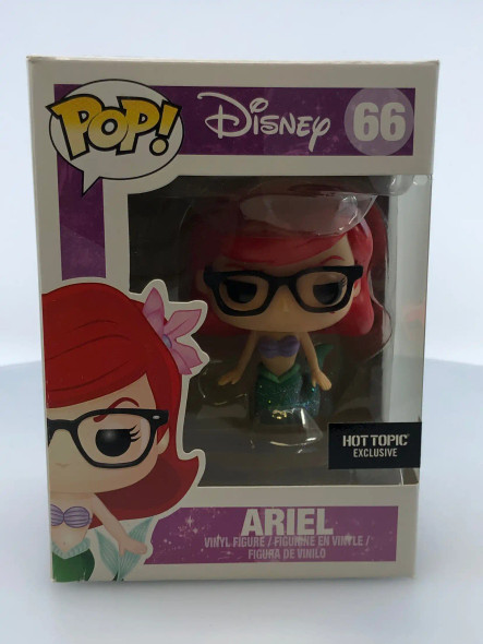 Funko POP! Disney The Little Mermaid Ariel (Nerd) #66 Hot Topic Exclusive - (202769)