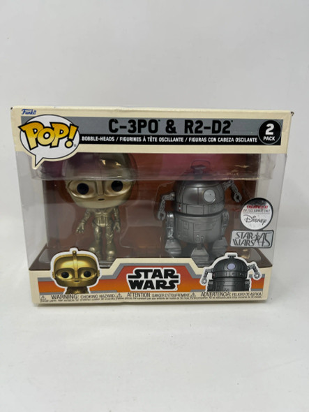 Funko POP! Star Wars C-3P0 & R2-D2 - 2 Pack Vinyl Figure - (168687)