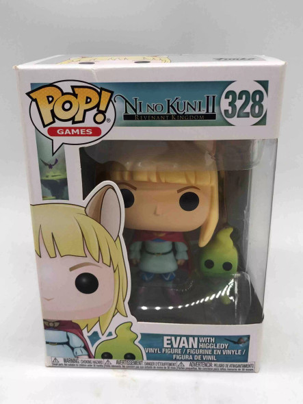 Funko POP! Games Ni No Kuni II Evan with Higgledy #328 Vinyl Figure - (59718)