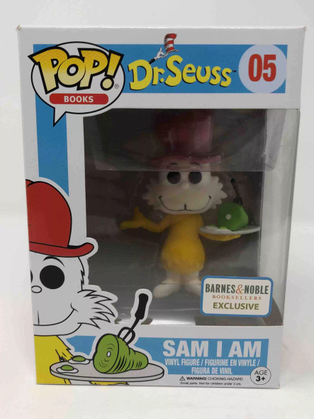 Funko POP! Books Dr. Seuss Sam I Am (Flocked) #5 Vinyl Figure - (60171)
