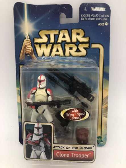 Star Wars Saga Clone Trooper (Firing Tripod Cannon) Action Figure - (44101)