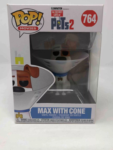 Funko POP! Movies Secret Life of Pets Max with Cone #764 Vinyl Figure - (63456)