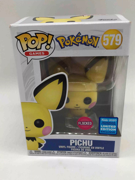 Funko POP! Games Pokemon Pichu (Flocked) #579 Vinyl Figure - (63578)