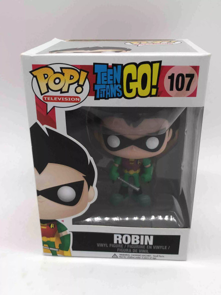 Funko POP! Television DC Teen Titans Go! Robin #107 Vinyl Figure - (64704)