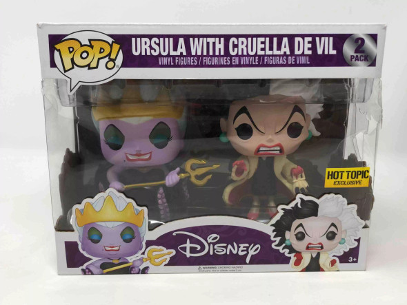 Funko POP! Disney Villains Ursula & Cruella de Vil Vinyl Figure - (65388)