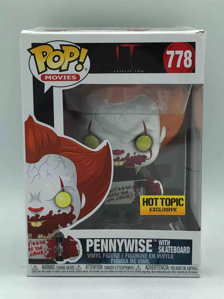 Funko POP! Movies IT: Chapter Two Pennywise with Skateboard #778 Vinyl Figure - (67030)