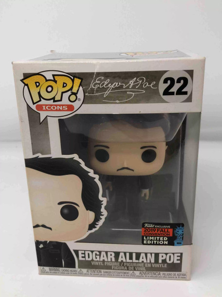 Funko POP! Icons Edgar Allan Poe #22 Vinyl Figure - (66895)