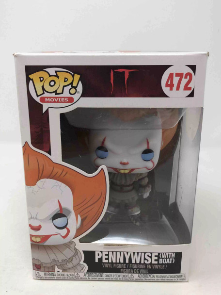 Funko POP! Movies IT Pennywise with Boat #472 Vinyl Figure - (65332)