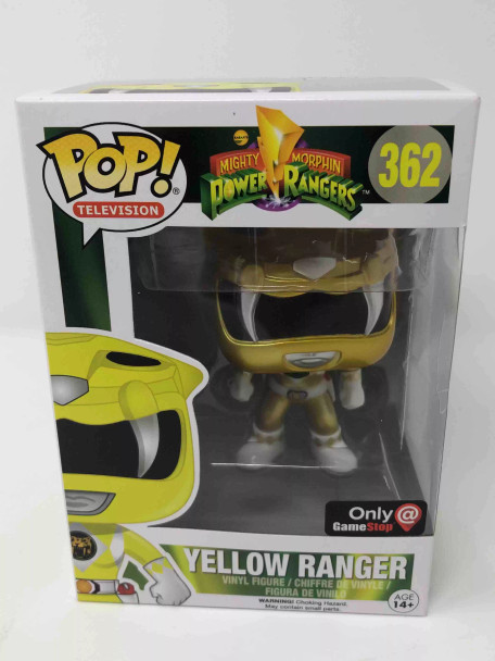Funko POP! Television Power Rangers Yellow Ranger (Metallic) #362 Vinyl Figure - (69565)