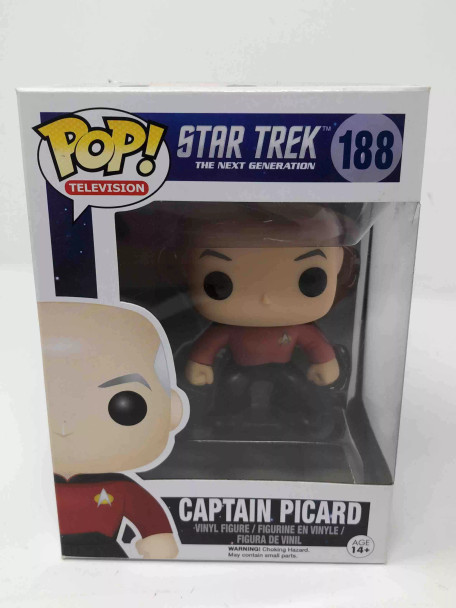 Funko POP! Television Star Trek Captain Picard #188 Vinyl Figure - (70047)