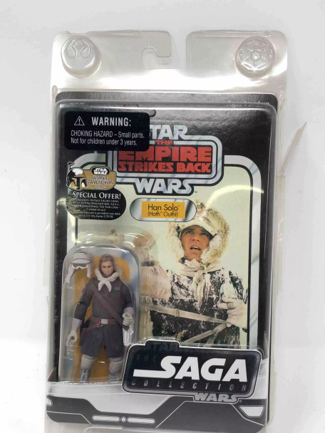 Star Wars The Saga Collection (Saga 2) Han Solo (Hoth Outfit) Action Figure - (70396)