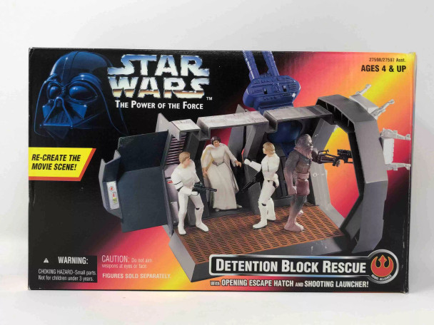 Star Wars Power of the Force (POTF) Red Card Detention Block Rescue Vehicle - (66293)