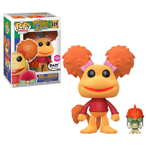 Funko POP! Television Fraggle Rock Red (with Doozer) (Flocked) #519 Vinyl Figure