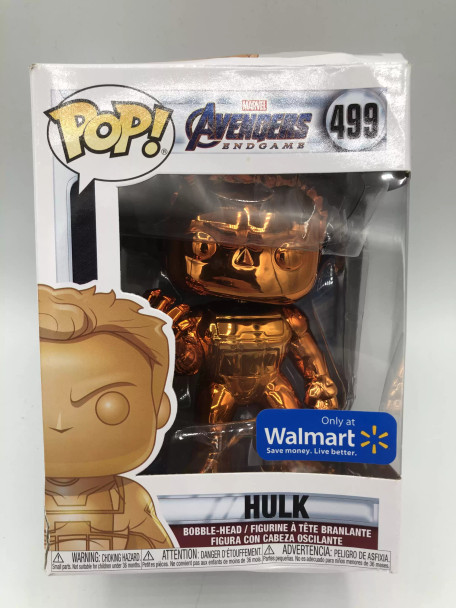 Funko POP! Marvel Avengers: Endgame Hulk (Orange & Chrome) #499 Vinyl Figure - (26958)