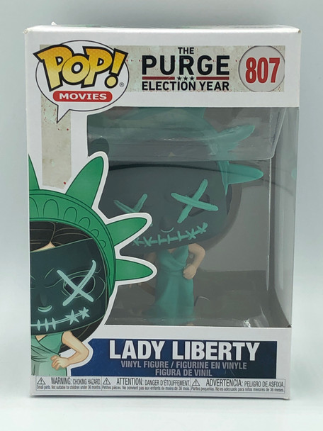 Funko POP! Movies The Purge Lady Liberty #807 Vinyl Figure - (45444)