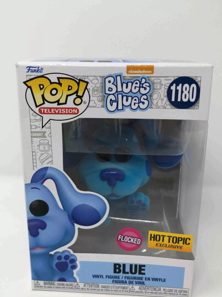 Funko POP! Animation Blue's Clues Blue (Flocked) #1180 Hot Topic Exclusive - (66480)