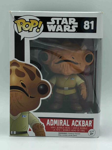 Funko POP! Star Wars The Force Awakens Admiral Ackbar #81 Vinyl Figure - (64791)