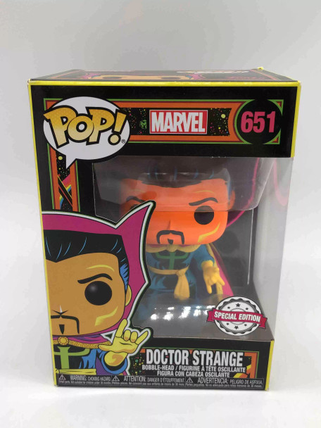 Funko POP! Marvel Doctor Strange (Blacklight) #651 Target Exclusive Vinyl Figure - (66136)