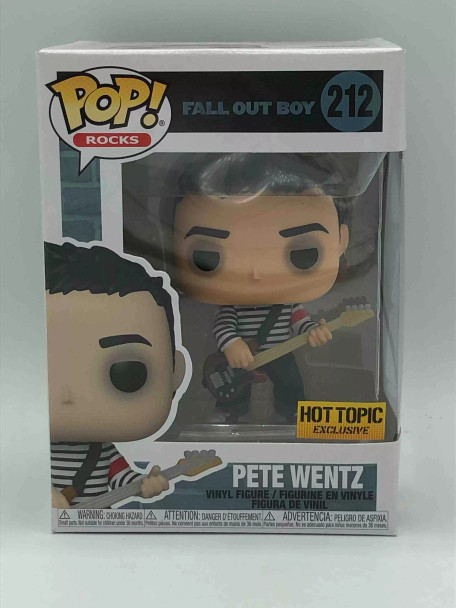 Funko POP! Rocks Fall Out Boy Pete Wentz (Stripes Shirt) #211 Vinyl Figure - (67527)