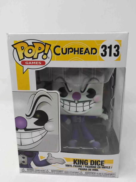 Funko POP! Games Cuphead King Dice (Purple) #313 Vinyl Figure - (72842)