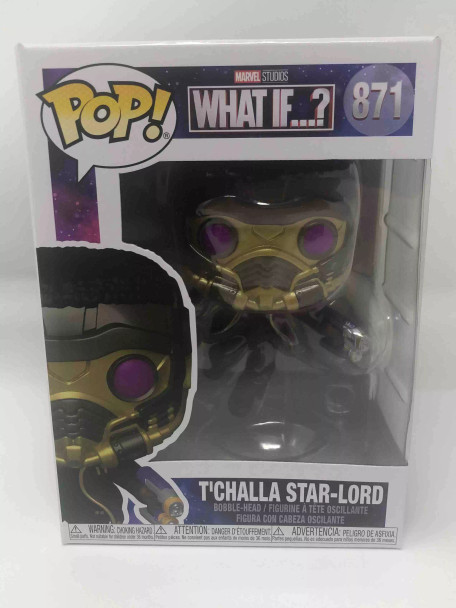 Funko POP! Marvel What If...? T'Challa Star-Lord #871 Vinyl Figure - (86494)