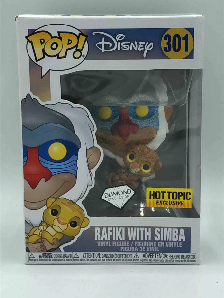 Funko POP! Disney The Lion King Rafiki with Simba (Diamond Glitter) #301 - (66544)