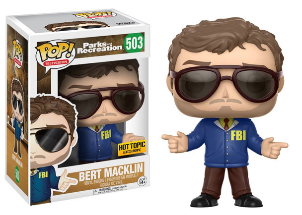 Funko POP! Television Parks and Recreation Andy Dwyer (as Bert Macklin) #503