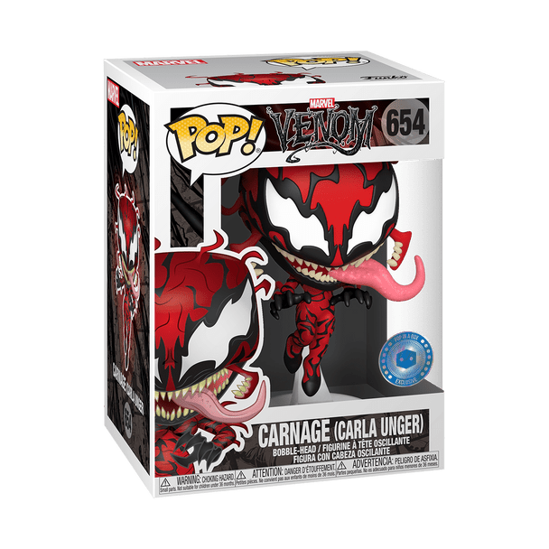 Funko POP! Marvel Venomized Carnage (Carla Unger) #654 Pop in a Box Exclusive