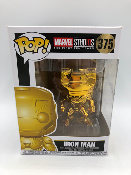 Funko POP! Marvel First 10 Years Iron Man (Gold) #375 Vinyl Figure - (23397)