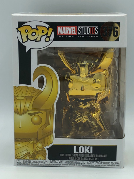 Funko POP! Marvel First 10 Years Loki (Gold) #376 Vinyl Figure - (44348)
