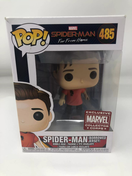 Funko POP! Marvel Spider-Man: Far From Home Spider-Man (Borrowed Jersey) #485 - (94052)