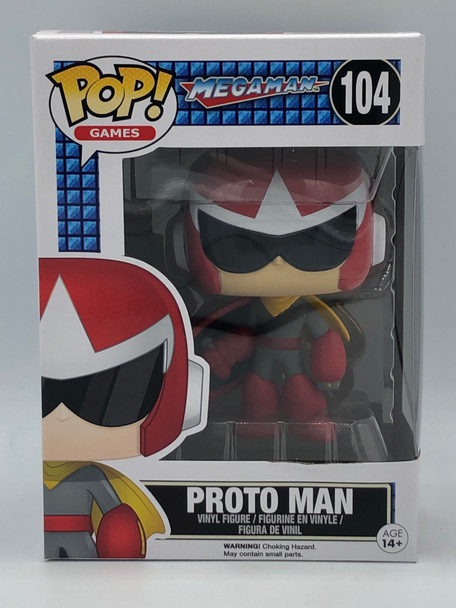 Funko POP! Games Mega Man Proto Man #104 Vinyl Figure - (43184)