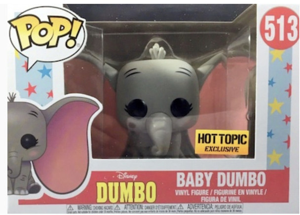 Funko POP! Disney Baby Dumbo #513 Hot Topic Exclusive Vinyl Figure