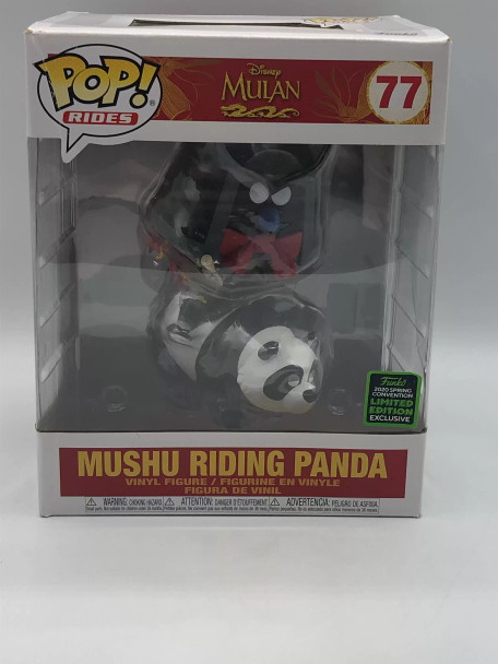 Funko POP! Disney Mulan Mushu Riding Panda (6 inch) #77 Vinyl Figure - (95899)