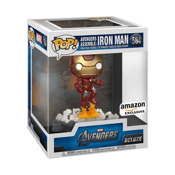 Funko POP! Marvel Avengers Assemble:Iron Man (Supersized) #584 Amazon Exclusive